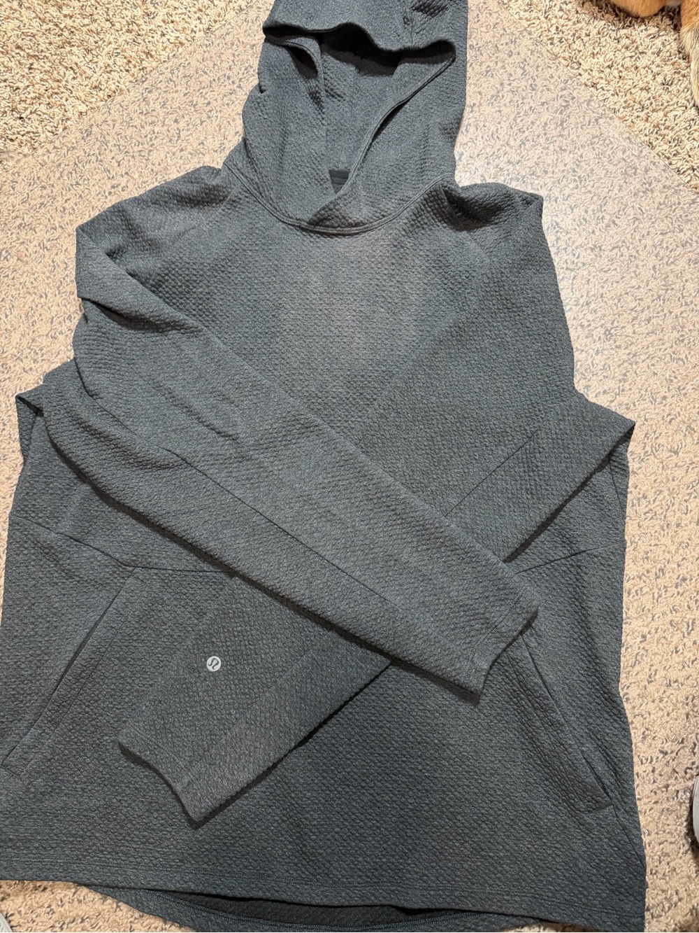 Lululemon Athletica Men's Charcoal At Ease Hoodie